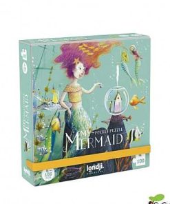 Juguetes Londji | Londji - Pocket My Mermaid, Puzzle 100 Piezas