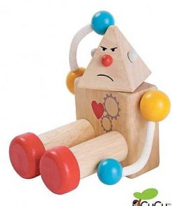 Juguetes PlanToys | Plantoys - Robot De Emociones, Juguete De Madera