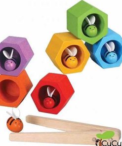 Juguetes PlanToys | Plantoys - Colmena De Abejas De Madera, Juguete Educativo