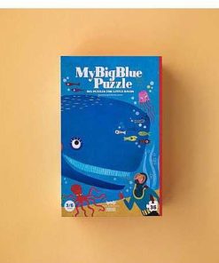 Juguetes Londji | Londji - My Big Blue, Puzzle 36 Piezas