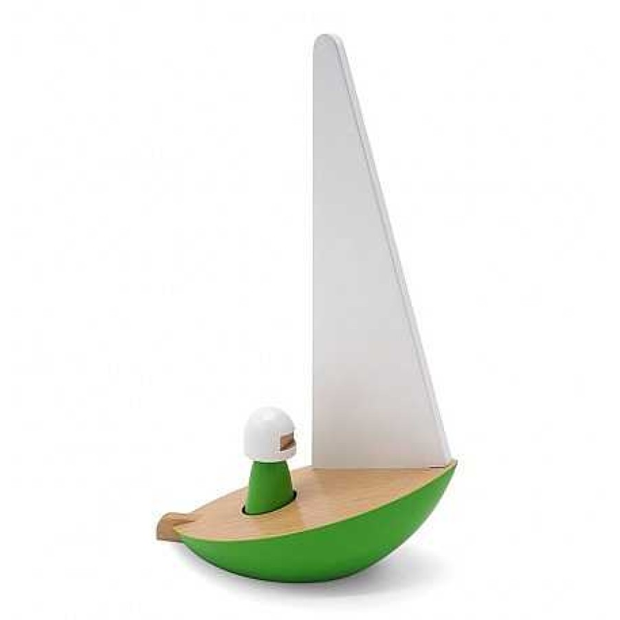 Juguetes Wodibow | Wodibow - Green Riders Sailboat - Cucutoys