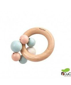 Beb S PlanToys | Plantoys - Sonajero De Cuentas Pastel, Juguete De Madera