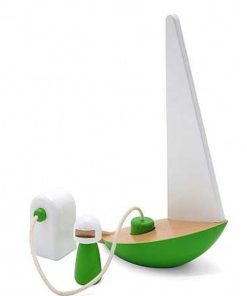 Juguetes Wodibow | Wodibow - Green Riders Sailboat - Cucutoys