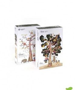 Juguetes Londji | Londji - My Tree, Puzzle Silueta Y Reversible De 50 Piezas