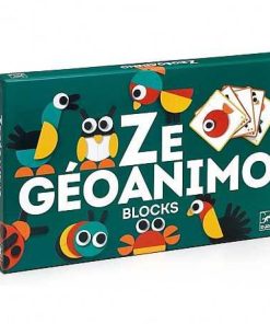 Juguetes Djeco | Djeco - Ze Geoanimo Blocks, Juego Educativo