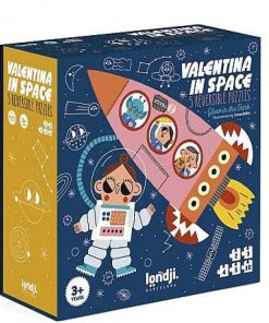 Juguetes Londji | Londji - Valentina In Space, Puzzle Evolutivo De 10 Piezas