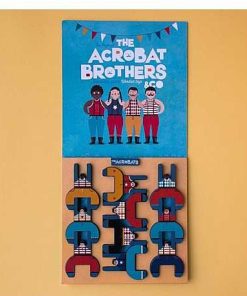 Juguetes Londji | Londji - The Acrobat Brothers, Juguete De Madera