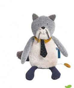 Beb S Moulin Roty | Moulin Roty - Fernand, Gato Musical De Peluche - Les Moustaches