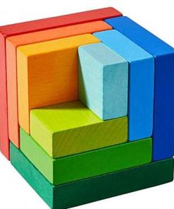 Juguetes Haba | Haba - Juego De Composici N 3D Cubo De Color