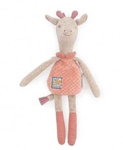 Beb S Moulin Roty | Moulin Roty - Doudou Sonajero Jirafa - Bajo Mi Baobab