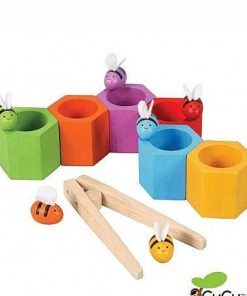 Juguetes PlanToys | Plantoys - Colmena De Abejas De Madera, Juguete Educativo