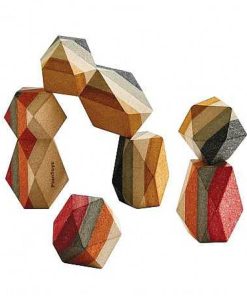 Juguetes PlanToys | Plantoys - Geo Rocas Apilables, Juguete De Madera