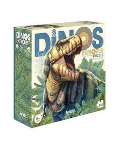 Juguetes Londji | Londji - Dinos Explorer Puzzle, Puzzle Actividades De 350 Piezas