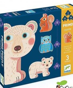 Beb S Djeco | Djeco - En El Bosque, Puzzle Evolutivo 9-12-16 Piezas