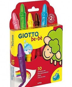 Juguetes Giotto | Giotto - Ceras Para Beb S, 10 Colores Con Sacapuntas