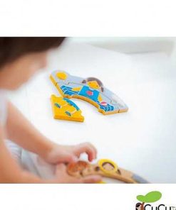 Juguetes PlanToys | Plantoys - Puzzle Y Plantilla Que Tiempo Hace Hoy?, Juego De Madera