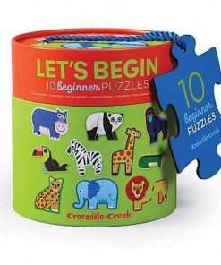 Beb S Crocodile Creek | Crocodile Creek - Conjunto De 10 Puzzles De La Jungla, 2 Pz