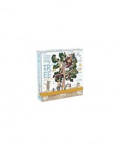 Juguetes Londji | Londji - Pocket My Tree, Puzzle Silueta Y Reversible De 100 Piezas