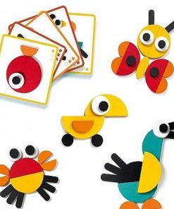 Juguetes Djeco | Djeco - Ze Geoanimo Blocks, Juego Educativo