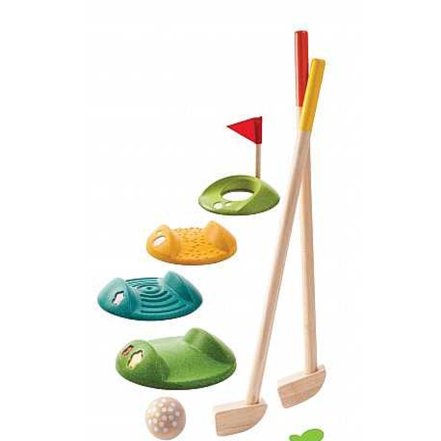 Juguetes PlanToys | Plantoys - Mini Golf De Madera, Juguete Ecol Gico