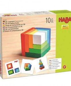 Juguetes Haba | Haba - Juego De Composici N 3D Cubo De Color