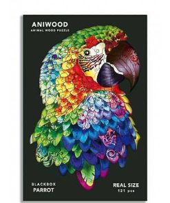 Juguetes Aniwood | Aniwood - Puzzle De Madera Loro De 121 Piezas