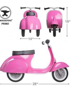 Juguetes Ambosstoys | Ambosstoys - Moto Scooter Vespa Primo Classic Rosa