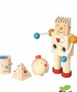 Juguetes PlanToys | Plantoys - Robot De Emociones, Juguete De Madera