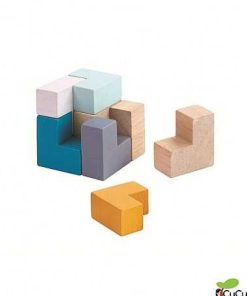 Juguetes PlanToys | Plantoys - Lata De Cubo En 3D, Puzzle De Madera