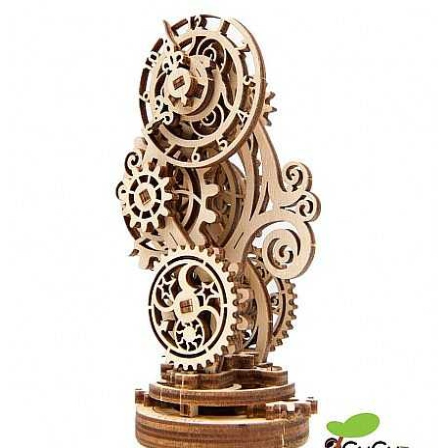 Juguetes UGears | Ugears - Reloj Retrofuturista, Kit De Madera 3D