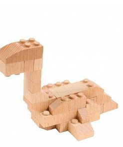 Juguetes Fab Brix | Fab Brix - Dinosaurios 4 En 1, Juguete De Construcci N De Madera