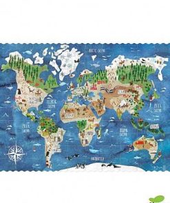 Juguetes Londji | Londji - Pocket Discover The World, Puzzle 100 Piezas