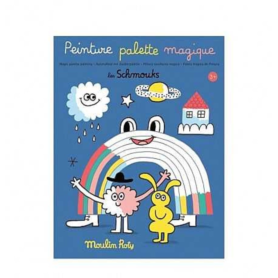 Juguetes Moulin Roty | Moulin Roty - Paleta M Gica De Pintura Schmouks