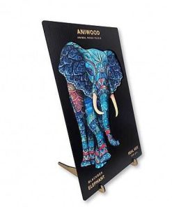 Juguetes Aniwood | Aniwood - Puzzle De Madera Elefante De 150 Piezas