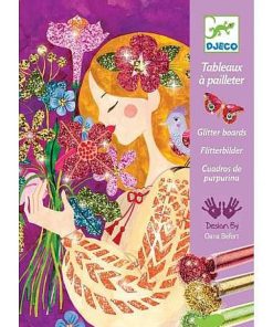 Juguetes Djeco | Djeco - El Perfume De Las Flores, Cuadro De Purpurina