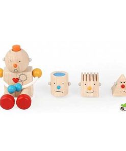 Juguetes PlanToys | Plantoys - Robot De Emociones, Juguete De Madera