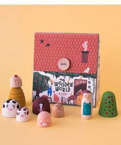 Juguetes Londji | Londji - My Wooden World Farm, Juguete De Madera