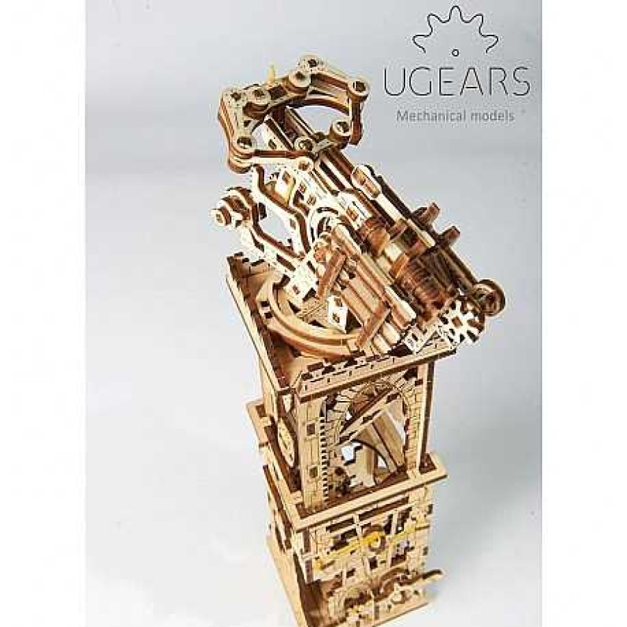 Juguetes UGears | Ugears - Balista Y Torre, Kit De Madera 3D