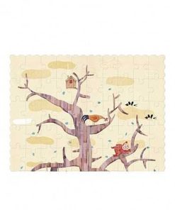 Juguetes Londji | Londji - Pocket My Tree, Puzzle Silueta Y Reversible De 100 Piezas