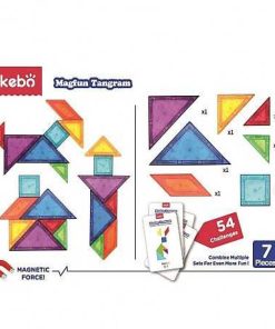 Juguetes Kebo | Kebo - Magfun Tangram 3D, Juguete Magn Tico De Construcci N