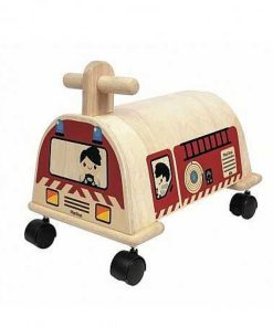 Beb S PlanToys | Plantoys - Correpasillos De Madera, Coche De Bomberos