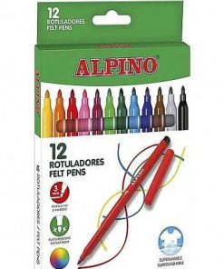 Juguetes Alpino | Alpino - Estuche 12 Rotuladores Standard De Colores