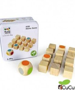 Juguetes PlanToys | Plantoys - Lata Juego De Memoria, Juguete De Madera