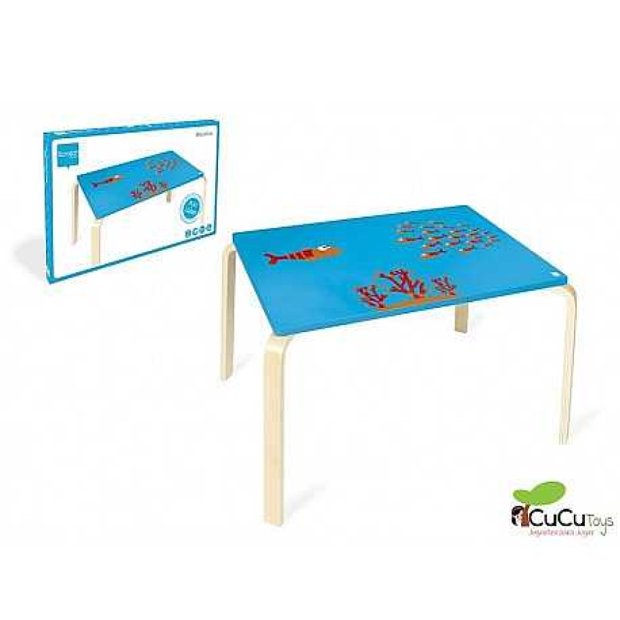 Juguetes Scratch | Scratch - Mesa Infantil, Decoraci N Fondo Del Mar Y Pez Maurice