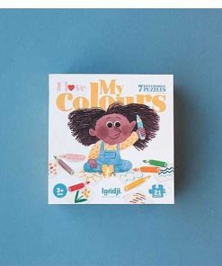 Juguetes Londji | Londji - I Love My Colours, Puzzle Reversible 21 Piezas