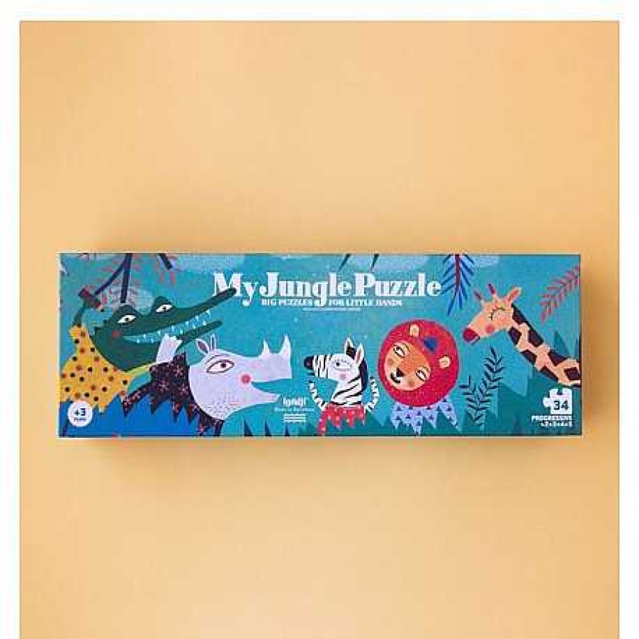 Juguetes Londji | Londji - My Jungle Puzzle, Puzzle Progresivo 2-8 Piezas