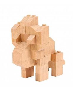 Juguetes Fab Brix | Fab Brix - Dinosaurios 4 En 1, Juguete De Construcci N De Madera