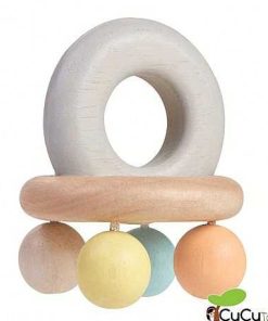 Beb S PlanToys | Plantoys - Sonajero Campana Pastel, Juguete De Madera